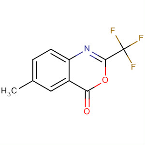 Molecular Structure of 106324-53-2 (4H-3,1-Benzoxazin-4-one, 6-methyl-2-(trifluoromethyl)-)