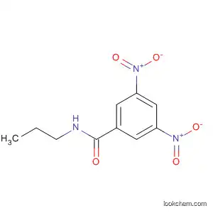 Molecular Structure of 10056-18-5 (Benzamide, 3,5-dinitro-N-propyl-)