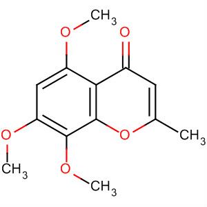 Molecular Structure of 1217-36-3 (4H-1-Benzopyran-4-one, 5,7,8-trimethoxy-2-methyl-)