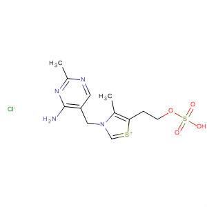 Thiazolium, 3-[(4-amino-2-methyl-5-pyrimidinyl)methyl]-4-methyl-5-[2-(sulfooxy)ethyl] -, chloride