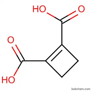 Molecular Structure of 16508-05-7 (1-Cyclobutene-1,2-dicarboxylic acid)