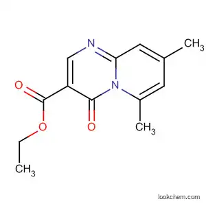 Molecular Structure of 16867-54-2 (6,8-Dimethyl-4-oxo-4H-pyrido[1,2-a]pyrimidine-3-carboxylic acid ethyl ester)