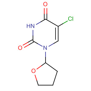 2,4(1H,3H)-Pyrimidinedione, 5-chloro-1-(tetrahydro-2-furanyl)-