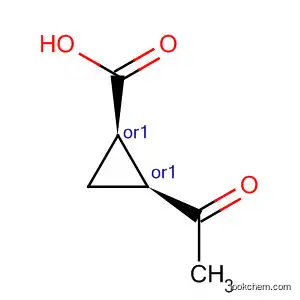 Cyclopropanecarboxylic acid, 2-acetyl-, cis-