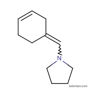 Molecular Structure of 18205-60-2 (1-(3-Cyclohexen-1-ylidenemethyl)pyrrolidine)