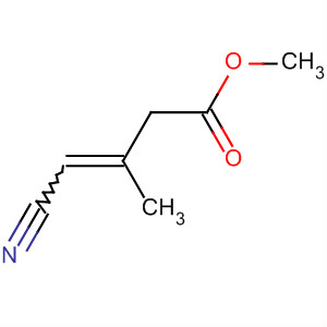 Molecular Structure of 19475-92-4 (3-Butenoic acid, 4-cyano-3-methyl-, methyl ester)