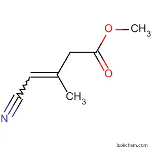 Molecular Structure of 19475-92-4 (3-Butenoic acid, 4-cyano-3-methyl-, methyl ester)