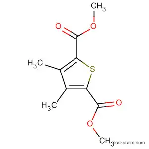 Molecular Structure of 19799-12-3 (2,5-Thiophenedicarboxylic acid, 3,4-dimethyl-, dimethyl ester)