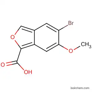 Molecular Structure of 20073-19-2 (5-bromo-6-methoxybenzofuran-2-carboxylic acid)