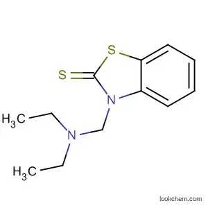 Molecular Structure of 22075-92-9 (2(3H)-Benzothiazolethione, 3-[(diethylamino)methyl]-)