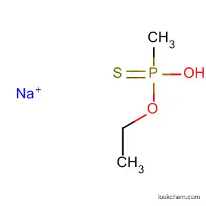 Molecular Structure of 22307-81-9 (Phosphonothioic acid, methyl-, O-ethyl ester, sodium salt)