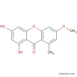 Molecular Structure of 22938-77-8 (1,3-Dihydroxy-6-methoxy-8-methyl-9H-xanthen-9-one)