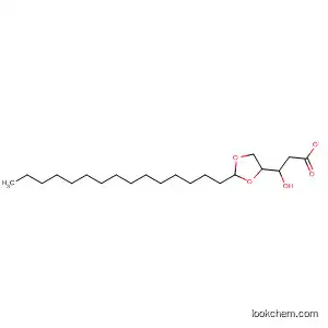 Molecular Structure of 30889-32-8 (1,3-Dioxolane-4-methanol, 2-pentadecyl-, acetate, trans-)