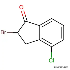 Molecular Structure of 3199-69-7 (2-BROMO-4-CHLORO-2,3-DIHYDRO-1H-INDEN-1-ONE)