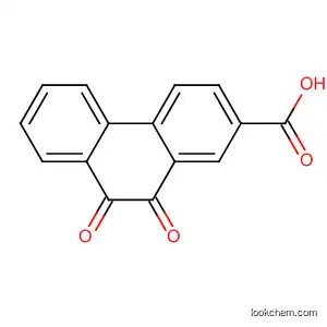 Molecular Structure of 32060-67-6 (9,10-Dioxo-9,10-dihydrophenanthrene-2-carboxylic acid)