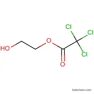 Molecular Structure of 33560-17-7 (Acetic acid, trichloro-, 2-hydroxyethyl ester)