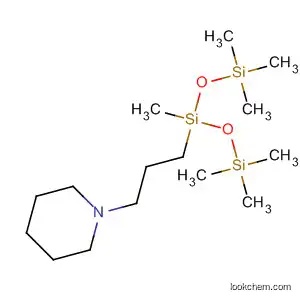 Molecular Structure of 33580-70-0 (1-[3-[Bis(trimethylsilyloxy)(methyl)silyl]propyl]piperidine)
