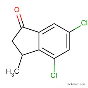 Molecular Structure of 36316-76-4 (1H-Inden-1-one, 4,6-dichloro-2,3-dihydro-3-methyl-)