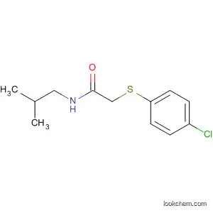Molecular Structure of 39096-03-2 (Acetamide, 2-[(4-chlorophenyl)thio]-N-(2-methylpropyl)-)