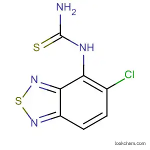 Molecular Structure of 51323-05-8 (N-(5-Chloro-2,1,3-benzothiadiazol-4-yl)thiourea)