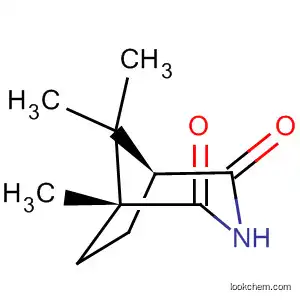 Molecular Structure of 52730-21-9 (3-Azabicyclo[3.2.1]octane-2,4-dione, 1,8,8-trimethyl-, (1R,5S)-)