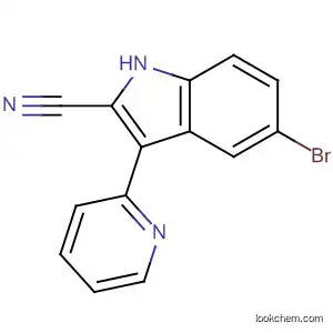 5-ブロモ-3-(2-ピリジル)-1H-インドール-2-カルボニトリル