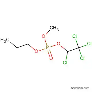 Molecular Structure of 54593-68-9 (Phosphoric acid, methyl propyl 1,2,2,2-tetrachloroethyl ester)