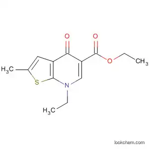 Thieno[2,3-b]pyridine-5-carboxylic acid,
7-ethyl-4,7-dihydro-2-methyl-4-oxo-, ethyl ester