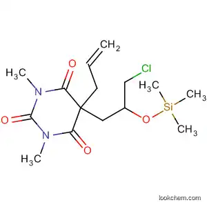 5-[3-クロロ-2-(トリメチルシロキシ)プロピル]-1,3-ジメチル-5-(2-プロペニル)-2,4,6(1H,3H,5H)-ピリミジントリオン
