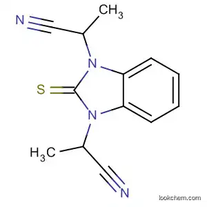 Molecular Structure of 56172-22-6 (3-(3-(2-cyanoethyl)-2-thioxo-1H-benzimidazol-1(2H)-yl)propanenitrile)
