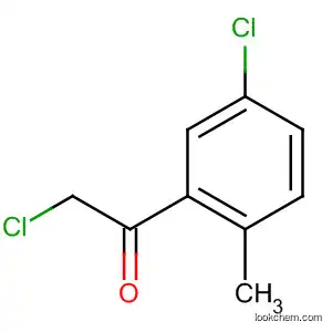 Molecular Structure of 58657-28-6 (Ethanone, 2-chloro-1-(5-chloro-2-methylphenyl)- (9CI))