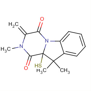 Pyrazino[1,2-a]indole-1,4-dione,2,3,10,10a-tetrahydro-10a-mercapto-2,10,10-trimethyl-3-methylene- cas  59888-47-0