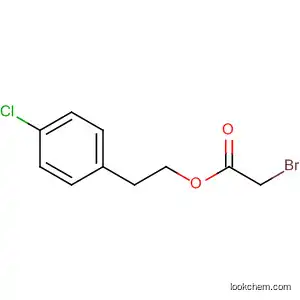Molecular Structure of 59956-68-2 (Acetic acid, bromo-, 2-(4-chlorophenyl)ethyl ester)