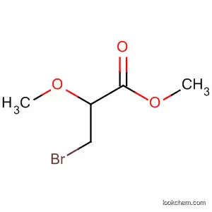 Molecular Structure of 60456-17-9 (Propanoic acid, 3-bromo-2-methoxy-, methyl ester)