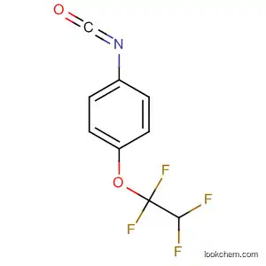 Molecular Structure of 60985-25-3 (Benzene, 1-isocyanato-4-(1,1,2,2-tetrafluoroethoxy)-)