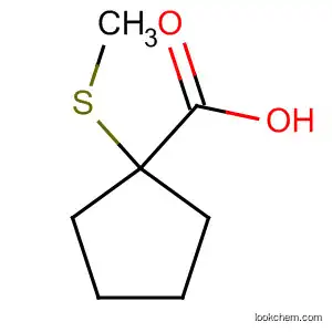Cyclopentanecarboxylic acid, 1-(methylthio)- (9CI)