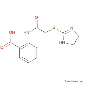 Molecular Structure of 63236-70-4 (Benzoic acid, 2-[[[(4,5-dihydro-1H-imidazol-2-yl)thio]acetyl]amino]-)
