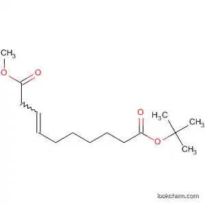 Molecular Structure of 63254-49-9 (3-Decenedioic acid, 1-(1,1-dimethylethyl) 10-methyl ester)