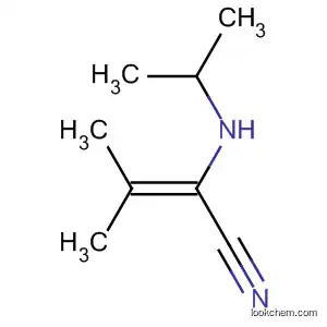 Molecular Structure of 63364-15-8 (2-Butenenitrile, 3-methyl-2-(1-methylethyl)amino-)