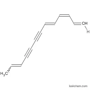 Molecular Structure of 63366-82-5 (1,3,5,11-Tridecatetraene-7,9-diyne, (E,E,Z)-)