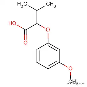 Molecular Structure of 63403-43-0 (Butanoic acid, 2-(3-methoxyphenoxy)-3-methyl-)