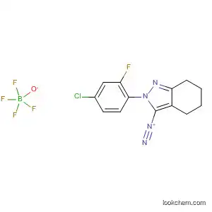 2H-Indazole-3-diazonium,
2-(4-chloro-2-fluorophenyl)-4,5,6,7-tetrahydro-, tetrafluoroborate(1-)