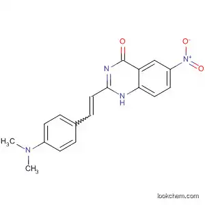 Molecular Structure of 63441-07-6 (4(1H)-Quinazolinone, 2-[2-[4-(dimethylamino)phenyl]ethenyl]-6-nitro-)