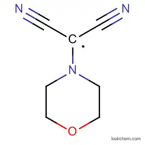 Molecular Structure of 63533-59-5 (Methyl,  dicyano-4-morpholinyl-  (9CI))