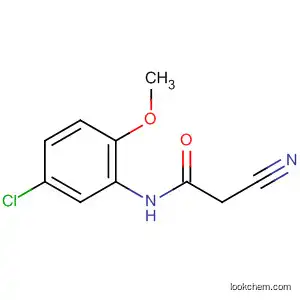 Molecular Structure of 63631-10-7 (N-(5-chloro-2-methoxyphenyl)-2-cyanoacetamide)