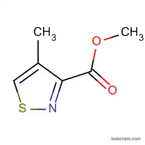 Molecular Structure of 64024-47-1 (3-Isothiazolecarboxylic acid, 4-methyl-, methyl ester)