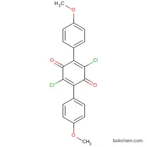Molecular Structure of 64080-66-6 (2,5-Cyclohexadiene-1,4-dione, 2,5-dichloro-3,6-bis(4-methoxyphenyl)-)