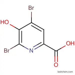 Molecular Structure of 64354-26-3 (4,6-Dibromo-5-hydroxypicolinic acid)
