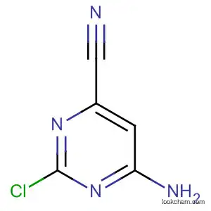 Molecular Structure of 64376-18-7 (4-Pyrimidinecarbonitrile, 6-amino-2-chloro-)