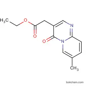 Molecular Structure of 64399-34-4 (7-Methyl-4-oxo-4H-pyrido[1,2-a]pyrimidine-3-acetic acid ethyl ester)